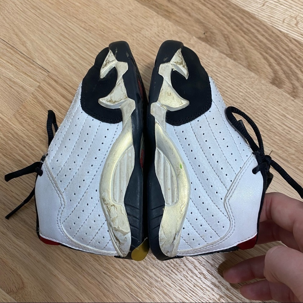 Air Jordan 14 Retro Black Toe 8C Sneaker Nike Kid - Picture 3 of 9